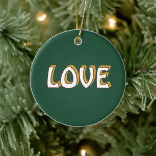 LIEBES-HALSKETTE ALS GESCHENK FÜR FRAUEN, FREUNDIN KERAMIK ORNAMENT