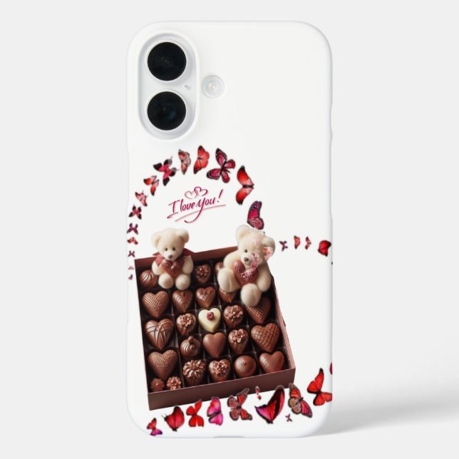 Liebes Herz  Case-Mate iPhone Hülle (Rückseite)