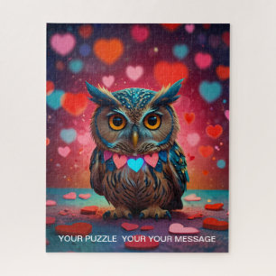 Liebes Herz Eule Puzzle