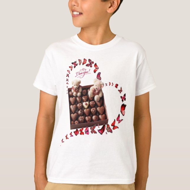 Liebes Herz  T-Shirt (Vorderseite)