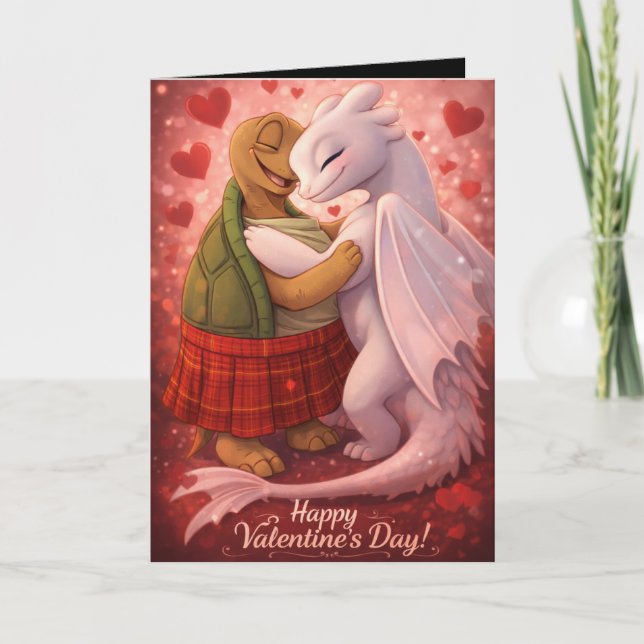 Liebes-Kilt Karte (Vorderseite)