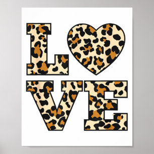Liebes Leopard Valentinstag _1 Poster