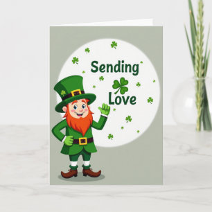 Liebes-Leprechaun-Karte senden Karte