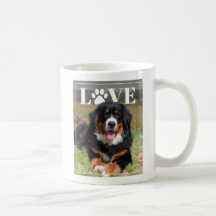 Liebes-Pfotenabdruck PhotoPop Kaffeetasse