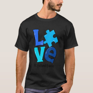 Liebes-Puzzleteil-Autismus-Tante Autismus-Bewussts T-Shirt