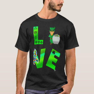Liebes-Puzzleteil Shamrock St. Patrick's Day Irisc T-Shirt