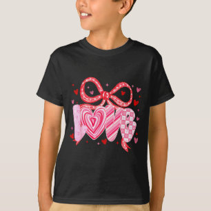 Liebes-Schmetterling-Bogen-Leopard-Herzen-Valentin T-Shirt