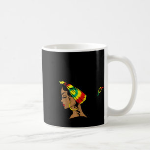 Liebes schwarzes Mädchen Afro Königin Design Kaffeetasse