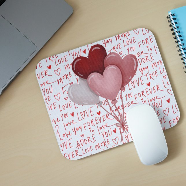 Liebes-Schwingungen-Mauspad Mousepad (Von Creator hochgeladen)