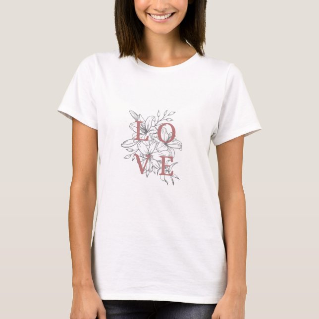 Liebes-Shirt T-Shirt (Vorderseite)