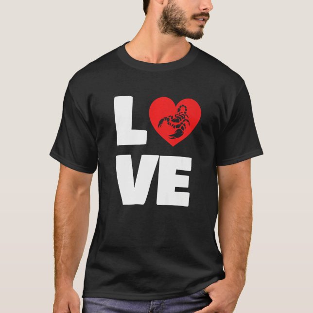 Liebes Skorpion Skorpion Gift   T-Shirt (Vorderseite)