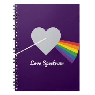 Liebes-Spektrum Notizblock