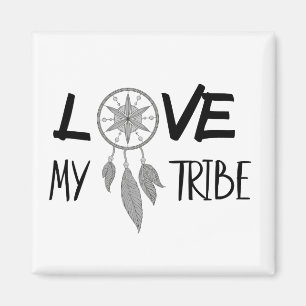 Liebes Stammesfreunde Geschenk Magnet
