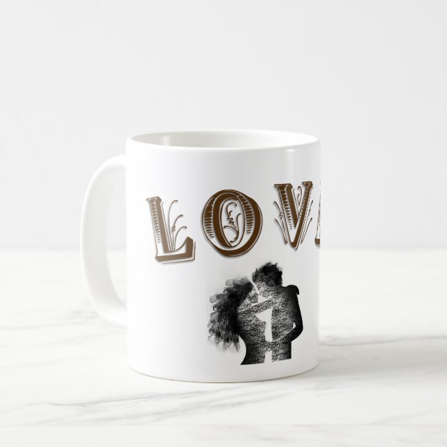 Liebes Tag Tassen (Vorderseite Links)