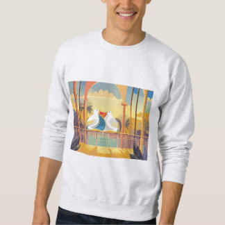 Liebes-Tauben Sweatshirt