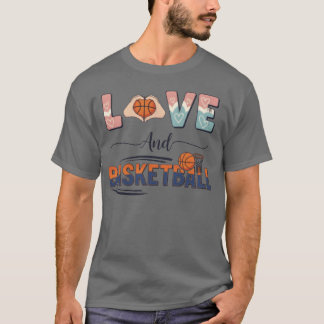 Liebes- und Basketballgeschenk T-Shirt