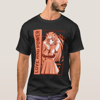 Liebes- und Power-Anime lustig T-Shirt
