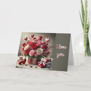 Liebes Valentinstag Grußkarte Karte