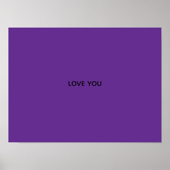 LIEBESBANNER POSTER (Vorne)