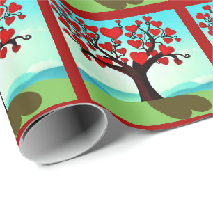 Liebesbaum - Baum der Liebe Geschenkpapier
