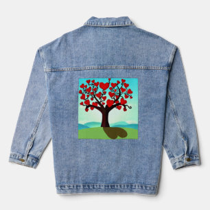 Liebesbaum jeansjacke