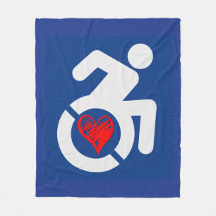 Liebesbehinderte Fleecedecke