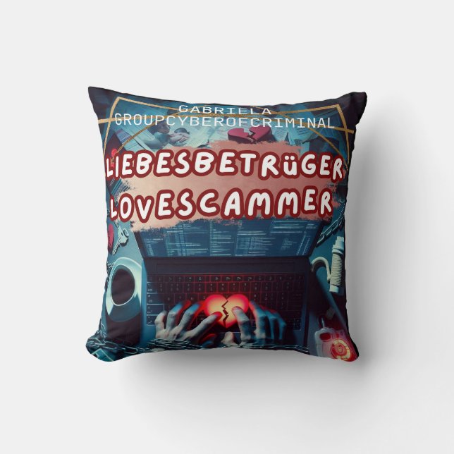 Liebesbetrüger  kissen (Vorderseite)