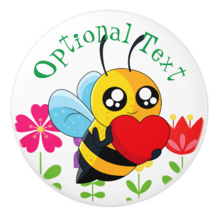 Liebesbiene Keramikknauf