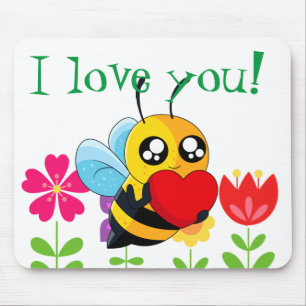 Liebesbiene Mousepad