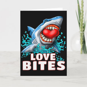 Liebesbisse Hai Valentinstag Hai Kinder Männer Kie Karte
