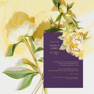 Liebesblühende Pflaumen-Gelbe Blumeneinladung zur Einladung