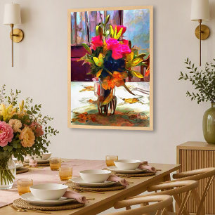 Liebesblumen rosa Rosen PM0001 Kunstprint Poster