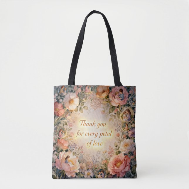 Liebesblüten: Memory Garden Tote (Vorderseite)