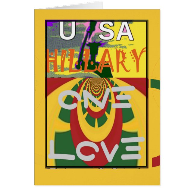 Liebesbotschaft in Rasta-Farben Kunstprint (Vorne)