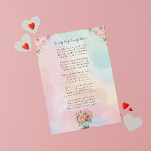 Liebesbrief an meine Frau