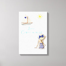 Liebesbrief-Design - Liebe, Capri xxoo Leinwanddruck