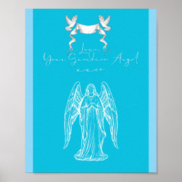 Liebesbrief-Design - Liebe, Dein Schutzengelxxoo Poster