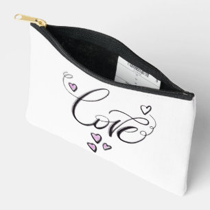 Liebesbrief-Schönheits-Clutch Chic monochrom Zubehörtasche