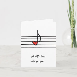 Liebesbrief Valentinstagskarte Dankeskarte