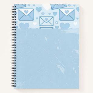 Liebesbriefe Rand Notizbuch