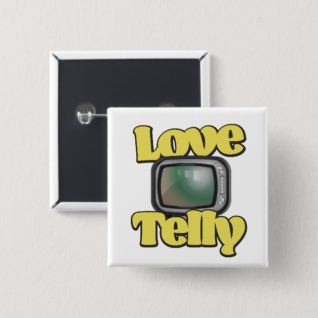Liebesfernseher Button (Vorne & Hinten)