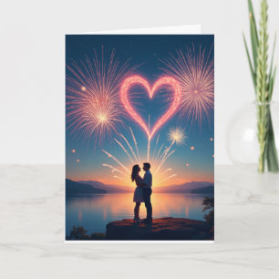 Liebesfeuerwerk 5 Karte