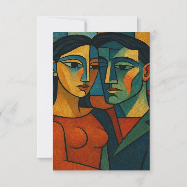 Liebesgeflüster Dankeskarte (Vorderseite)