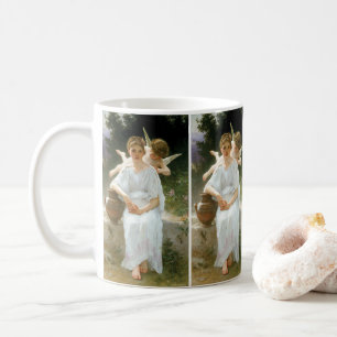 Liebesgeflüster, erste Träumerei von Bouguereau Kaffeetasse
