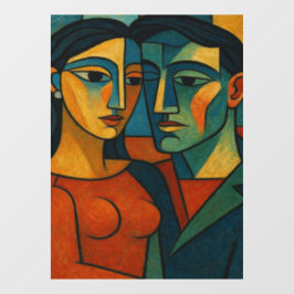 Liebesgeflüster Fensteraufkleber