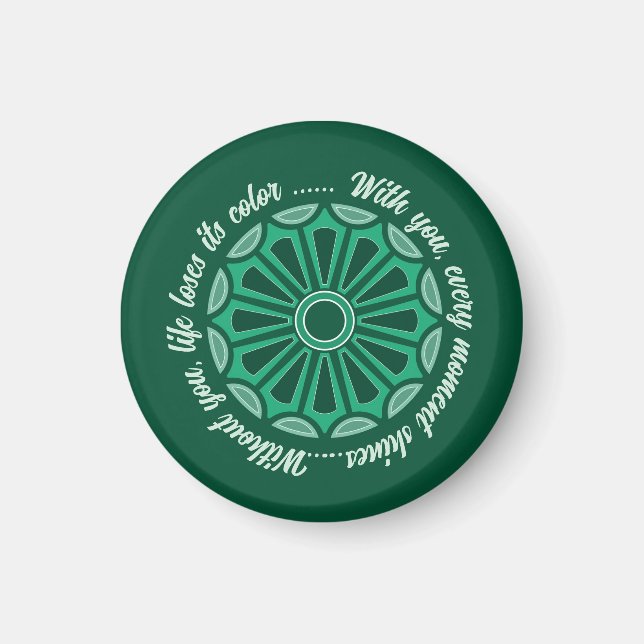 LIEBESGESCHENK EHEMANN EHefrau FREUNDIN FREUND Magnet (Vorne)