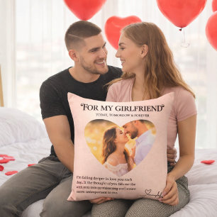 Liebesgeschenk für den Valentinstag, Jahrestag für Kissen