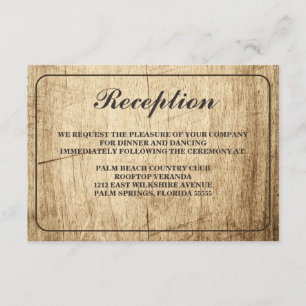 Liebesgeschichte-Typografie Vintage-Barn-Holz-Hoch Einladung