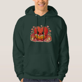 Liebesgeschichten beginnen im Herzen Hoodie