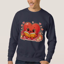 Liebesgeschichten beginnen im Herzen Sweatshirt